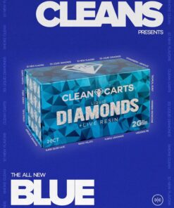 Clean carts disposable 2g liquid diamonds + live resin  bulk offer (blue box)